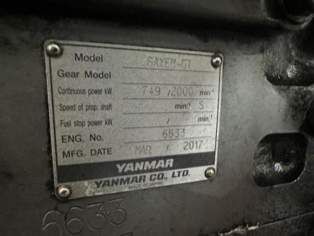 Yanmar 6AYEM-GT