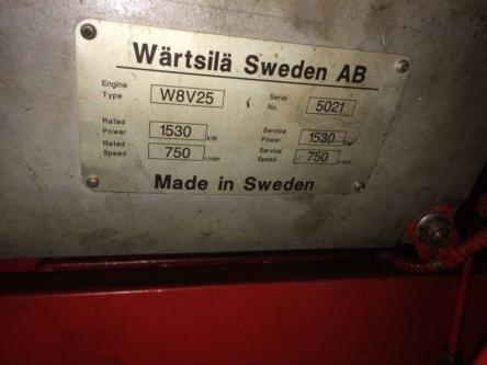 Wartsila 8V25